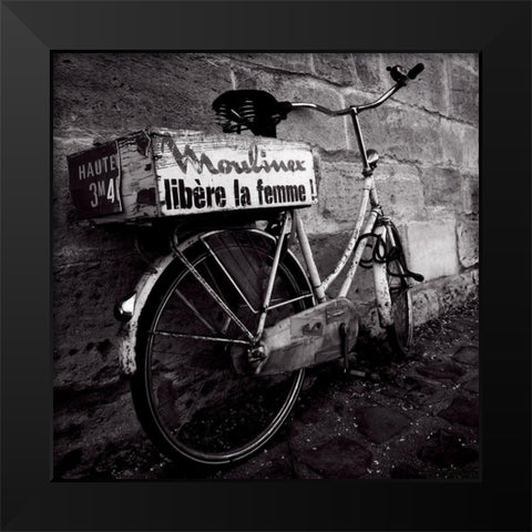 Liberation Black Modern Wood Framed Art Print by de Lattre, Pascal