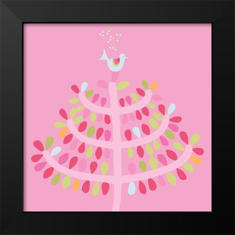 Abracuicui Black Modern Wood Framed Art Print by Gilibert, Soizic