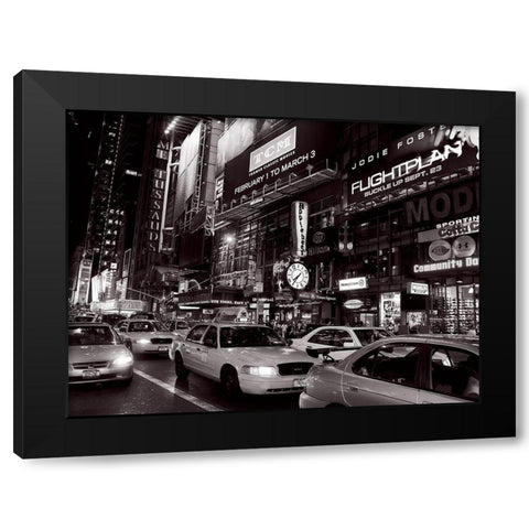 Madame Tussauds (detail) Black Modern Wood Framed Art Print with Double Matting by Setboun, Michel