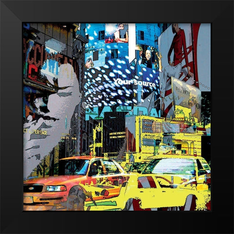 Your source Black Modern Wood Framed Art Print by Bouteiller, Cedric