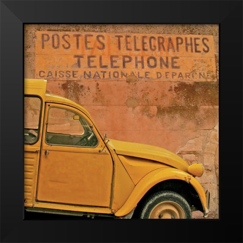 Postes Black Modern Wood Framed Art Print by Lautier, Julien