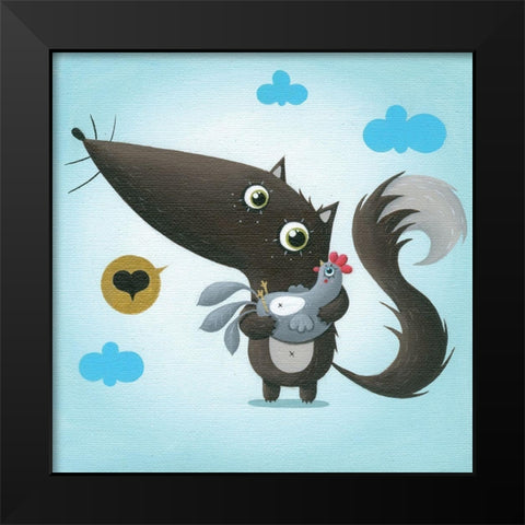 LoupEtPoule Black Modern Wood Framed Art Print by MKT4