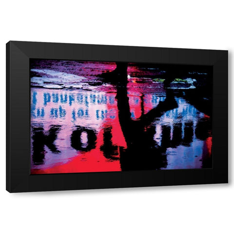 NY Reflets I Black Modern Wood Framed Art Print by Setboun, Michel