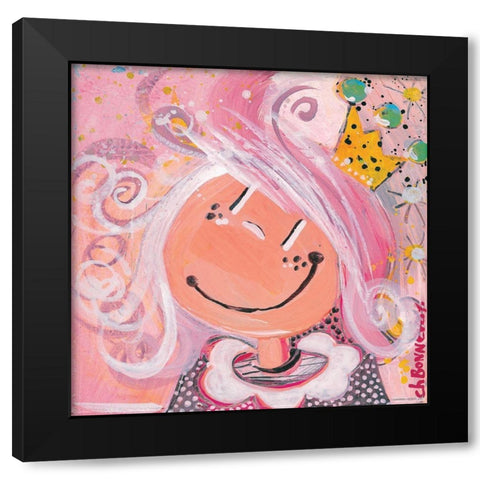 Un dimanche a la campagne Black Modern Wood Framed Art Print by Bonnevay, Chantal