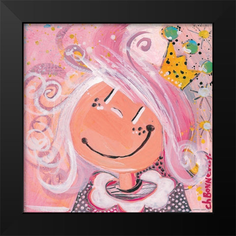 Un dimanche a la campagne Black Modern Wood Framed Art Print by Bonnevay, Chantal