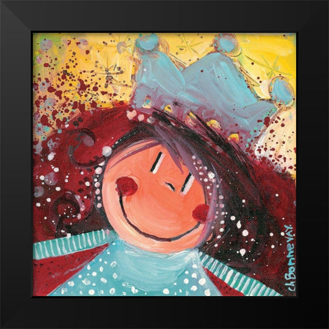 Un re gal de sucrerie Black Modern Wood Framed Art Print by Bonnevay, Chantal