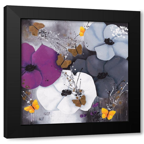 St-Trop Black Modern Wood Framed Art Print by Pfaadt Aurelie