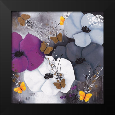 St-Trop Black Modern Wood Framed Art Print by Pfaadt Aurelie