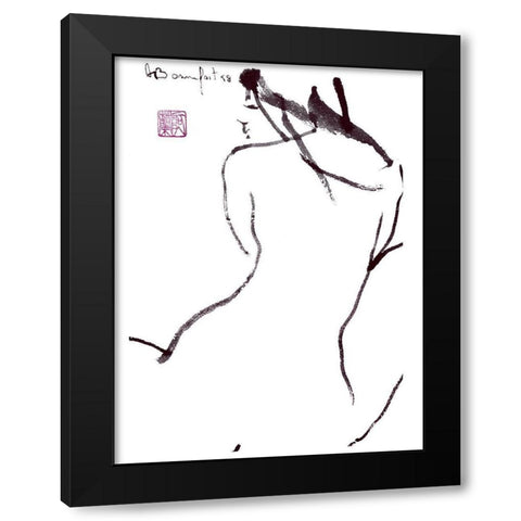 Jim Black Modern Wood Framed Art Print with Double Matting by Bonnefoit, Alain