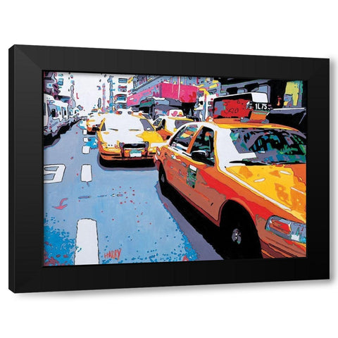 Traffic Black Modern Wood Framed Art Print with Double Matting by Toque, Harry