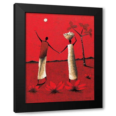 Un possible Black Modern Wood Framed Art Print with Double Matting by Rauscher, Michel