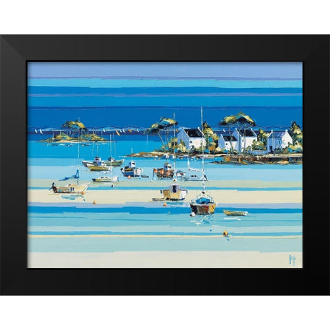 Presquile I  Black Modern Wood Framed Art Print by Kerfily