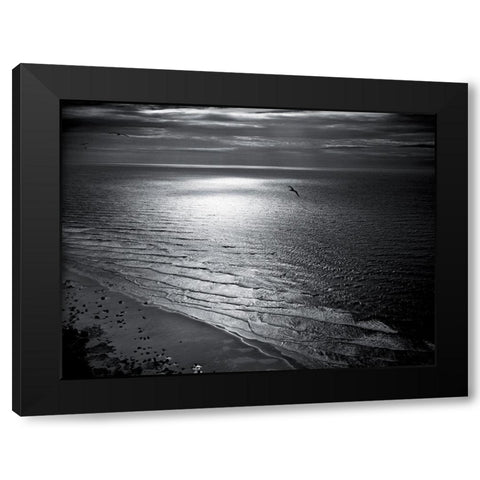 Cap Blanc-Nez Black Modern Wood Framed Art Print with Double Matting by de Lattre, Pascal