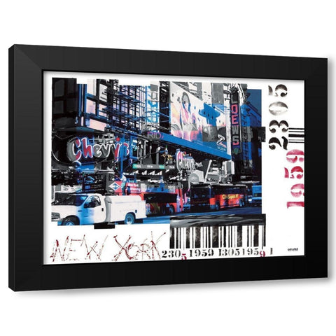 Loews Black Modern Wood Framed Art Print by Gachaga, Vincent