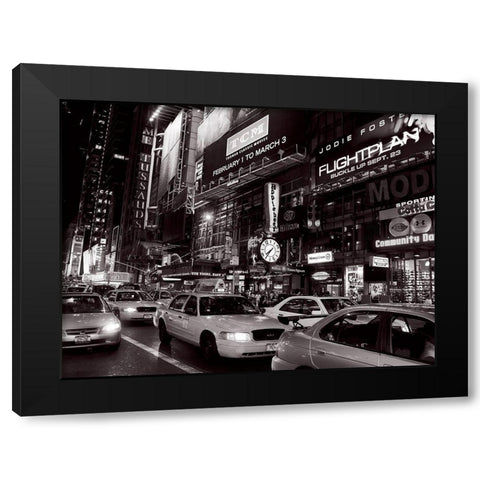 Madame Tussauds Black Modern Wood Framed Art Print with Double Matting by Setboun, Michel