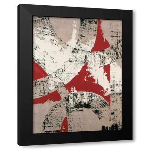 Evasion urbaine Black Modern Wood Framed Art Print with Double Matting by Pierson Coen, Veronique
