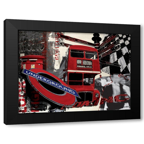 Marble Arch Black Modern Wood Framed Art Print by Gachaga, Vincent