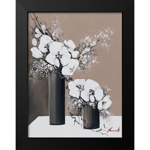 Tandem II Black Modern Wood Framed Art Print by Tramoni, Oliver