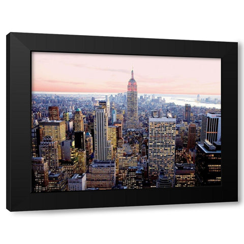 Red Empire Black Modern Wood Framed Art Print by Setboun, Michel