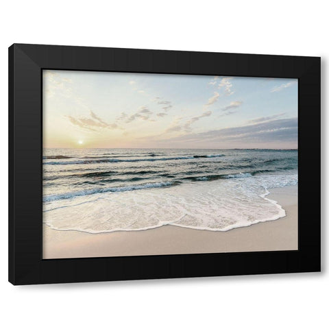 Bord de mer 3 Black Modern Wood Framed Art Print by BRAUN Studio