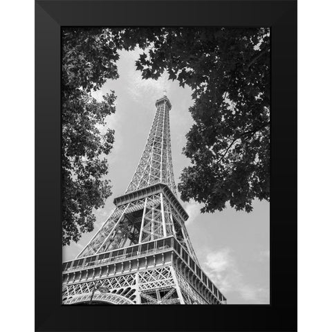 Tour Eiffel Black Modern Wood Framed Art Print by BRAUN Studio