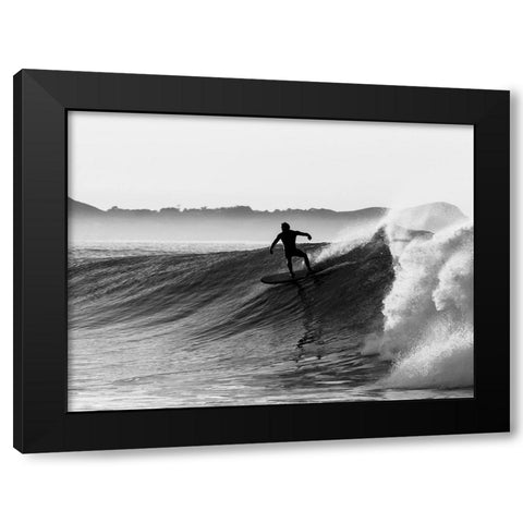 Braun Studio - Surf Black Modern Wood Framed Art Print by Braun Studio