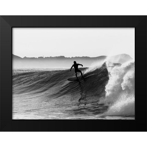 Braun Studio - Surf Black Modern Wood Framed Art Print by Braun Studio