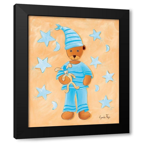 Ours dodo Black Modern Wood Framed Art Print by Fays, Lynda