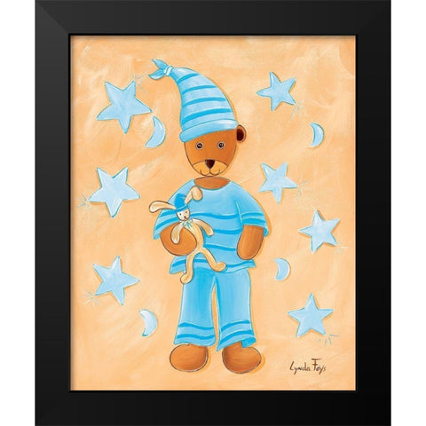 Ours dodo Black Modern Wood Framed Art Print by Fays, Lynda