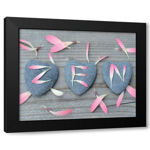 Zen I Black Modern Wood Framed Art Print by BRAUN Studio