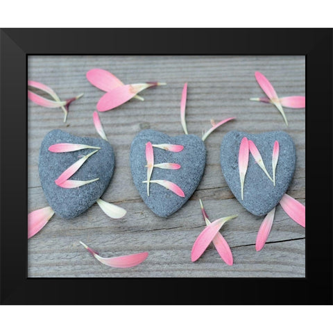 Zen I Black Modern Wood Framed Art Print by BRAUN Studio