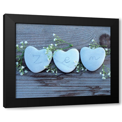 Zen II Black Modern Wood Framed Art Print by BRAUN Studio