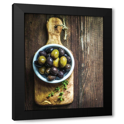 Food 3 Black Modern Wood Framed Art Print with Double Matting by Braun Studio