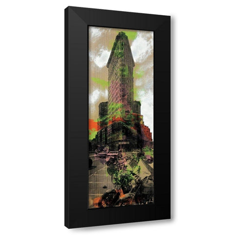 23 St Bay New York Black Modern Wood Framed Art Print by JMG