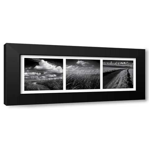 La clef des champs Black Modern Wood Framed Art Print with Double Matting by de Lattre, Pascal