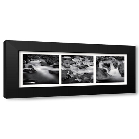 Eaux vives Black Modern Wood Framed Art Print by Poli, Jean-Philippe