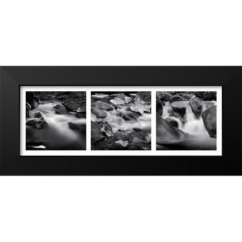 Eaux vives Black Modern Wood Framed Art Print by Poli, Jean-Philippe