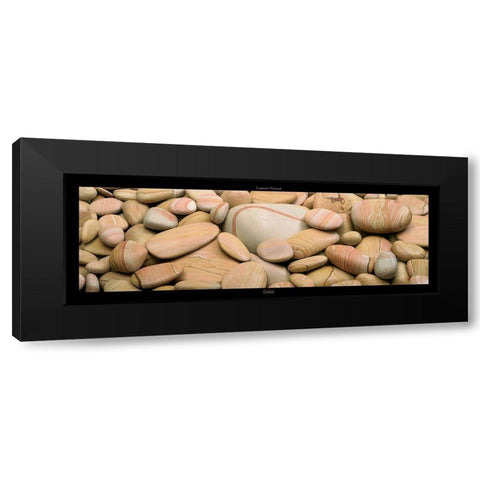 Galets I Black Modern Wood Framed Art Print by Pinsard, Laurent