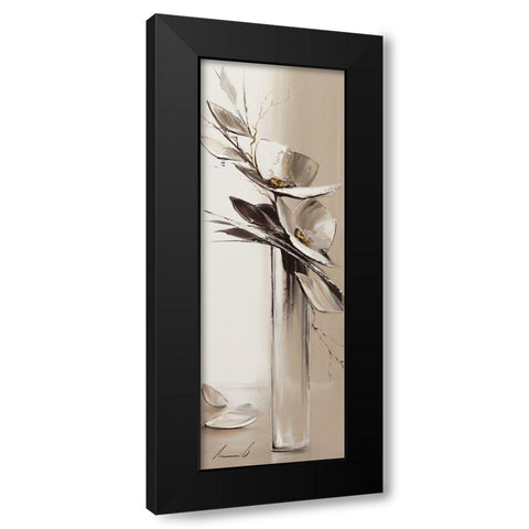 Camaieu Black Modern Wood Framed Art Print with Double Matting by Tramoni, Oliver