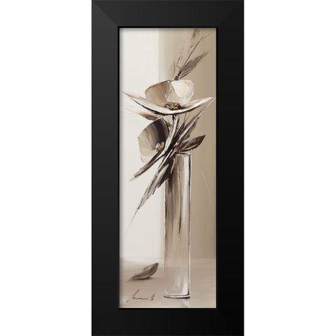 Suspendu Black Modern Wood Framed Art Print by Tramoni, Oliver