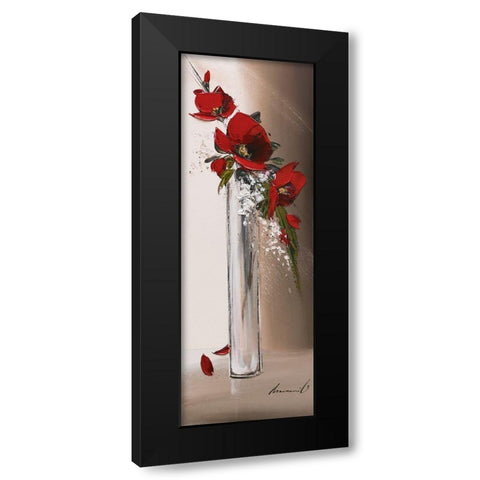 Hauteurs florales I Black Modern Wood Framed Art Print with Double Matting by Tramoni, Oliver