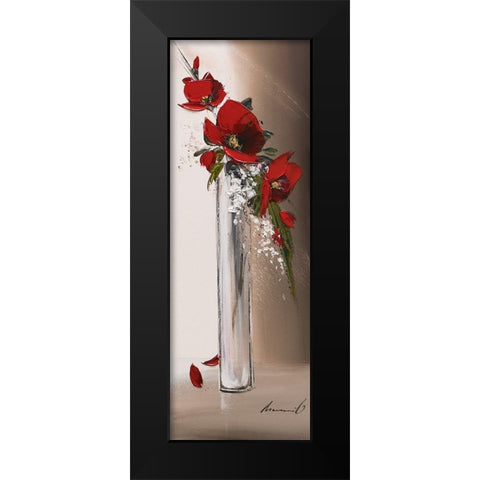 Hauteurs florales I Black Modern Wood Framed Art Print by Tramoni, Oliver