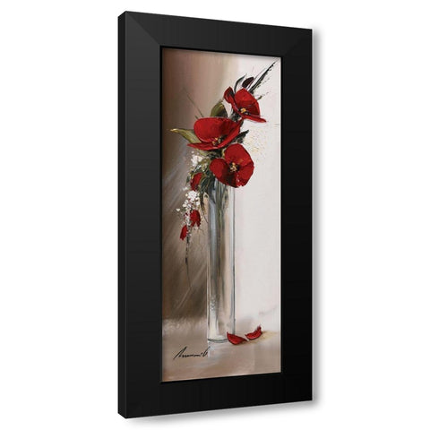 Hauteurs florales II Black Modern Wood Framed Art Print with Double Matting by Tramoni, Oliver