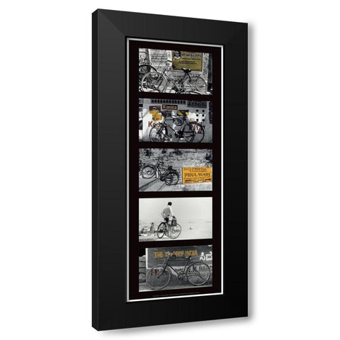 Inde   Black Modern Wood Framed Art Print by Callu, Frederique