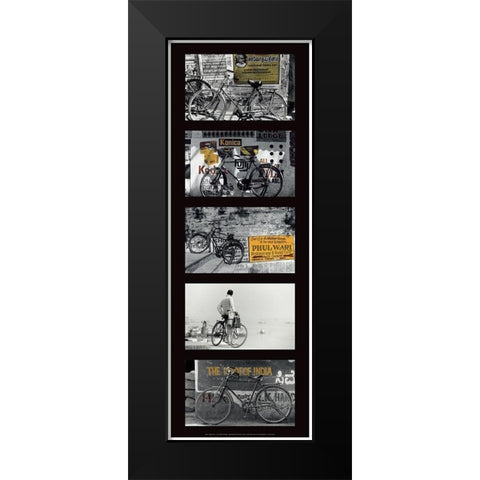 Inde   Black Modern Wood Framed Art Print by Callu, Frederique