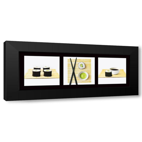 Culinaire II Black Modern Wood Framed Art Print with Double Matting by Sultan, Galith