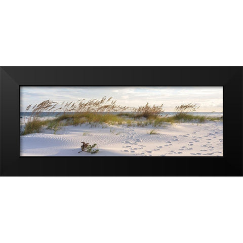 Plage 11 Black Modern Wood Framed Art Print by Braun Studio