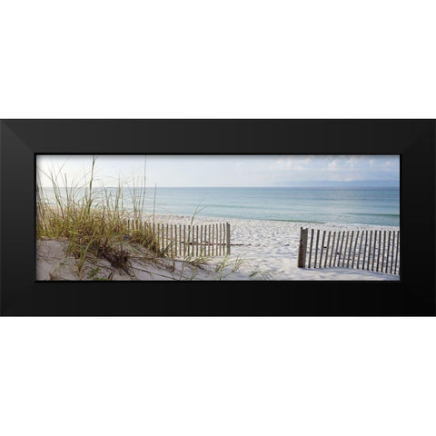 Plage 12 Black Modern Wood Framed Art Print by Braun Studio
