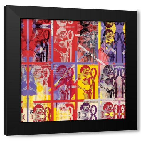 Un engouement croissant Black Modern Wood Framed Art Print by Raynal, Paul