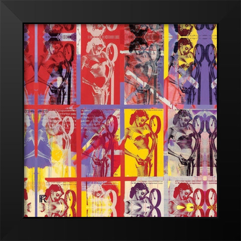 Un engouement croissant Black Modern Wood Framed Art Print by Raynal, Paul